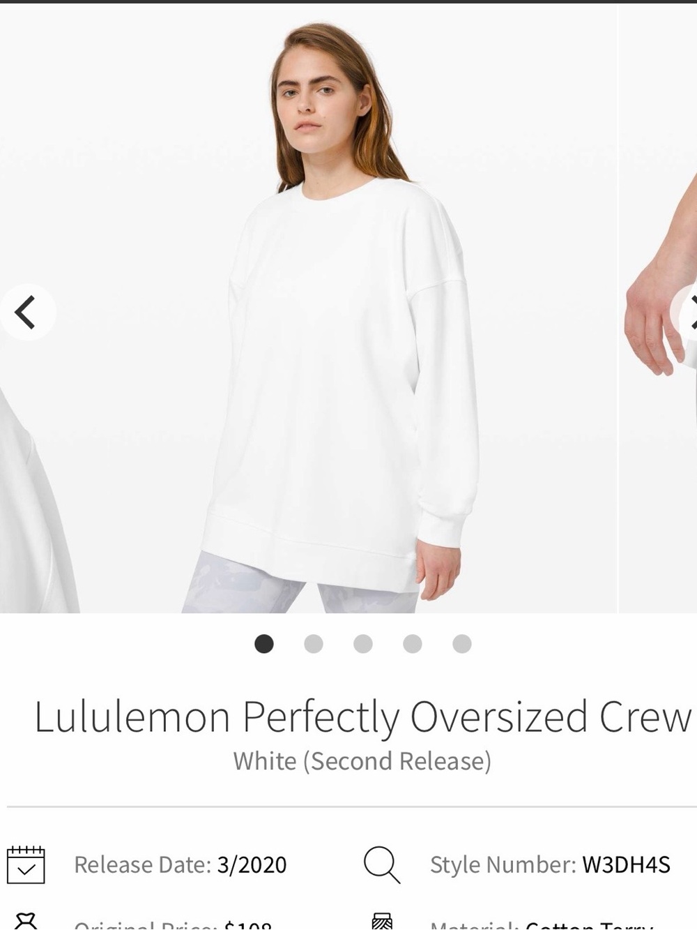 Lululemon Perfectly Oversized Crew